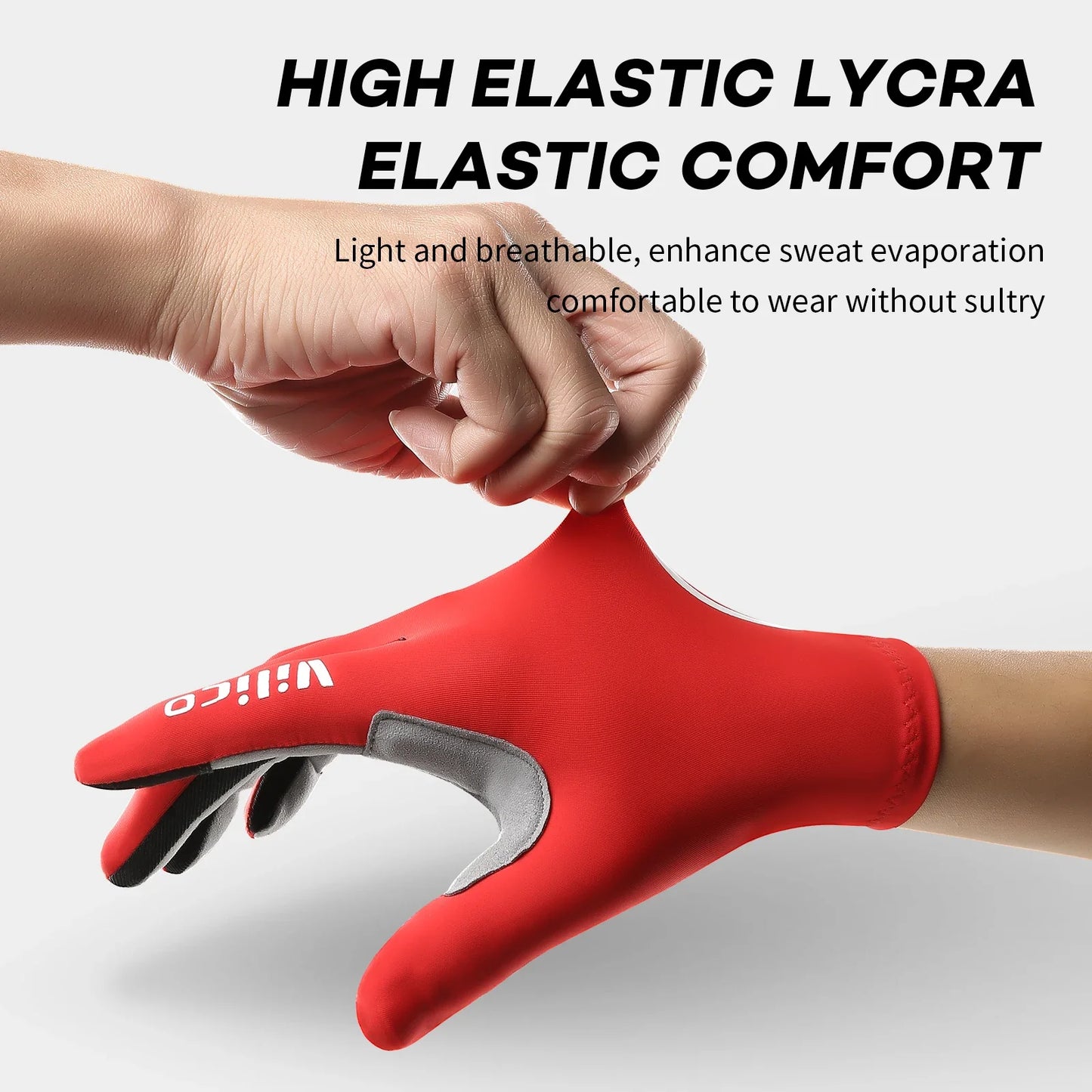 Touchscreen Full Finger Cycling Gloves