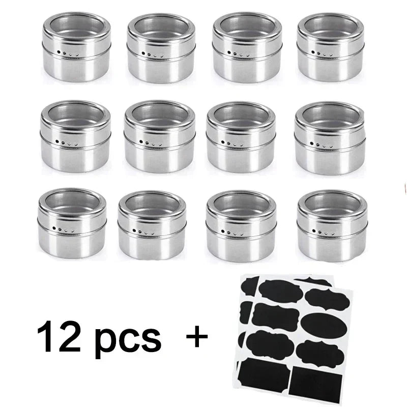 Stainless Steel Spice Tin Rack