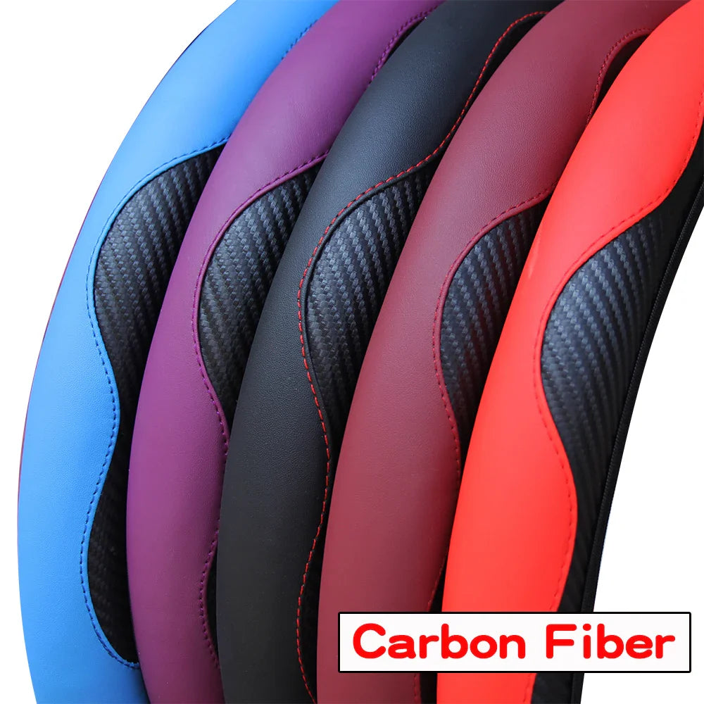 Carbon Fiber Steering Wheel Cover
