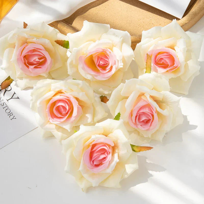 Wholesale Mini Silk Rose Heads