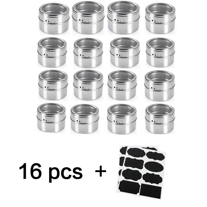 Stainless Steel Spice Tin Rack