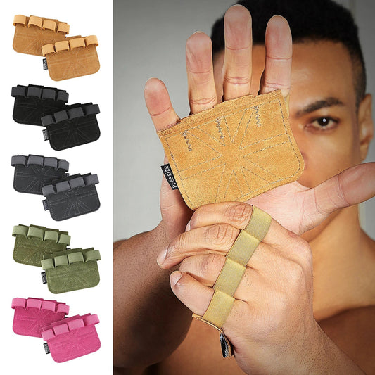 Leather Weightlifting Gloves