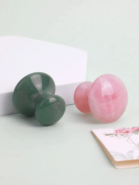 Jade Mushroom Gua Sha Massager