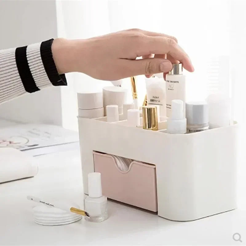 Double Layer Makeup Organizer Box