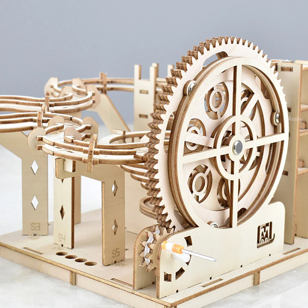 3D Wooden Puzzle Marble Kit