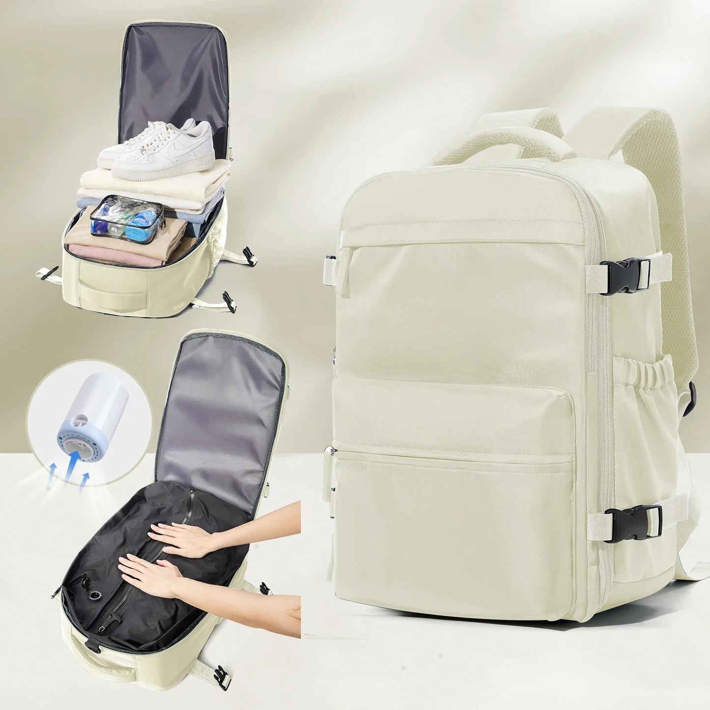 Vacuum Large Capacity Travel Backpack