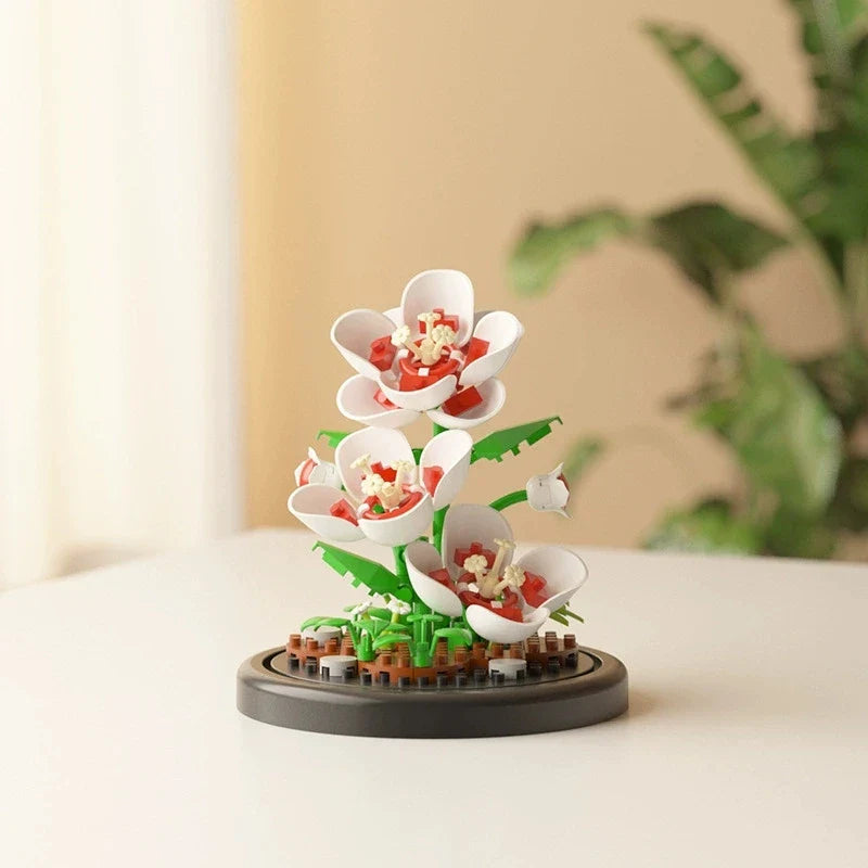 DIY Flower Building Block Kit