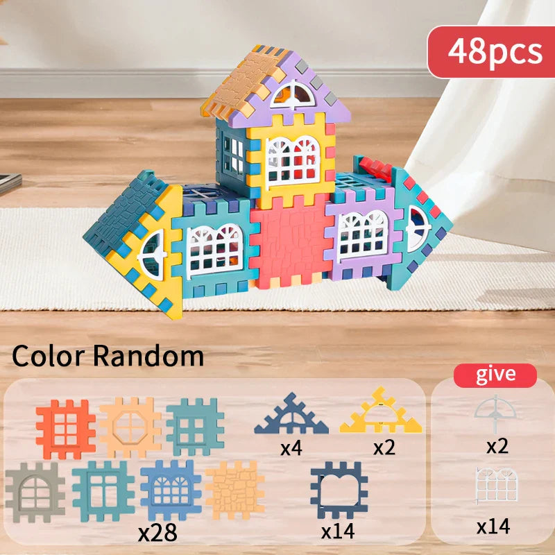 Large-Scale House Building Blocks