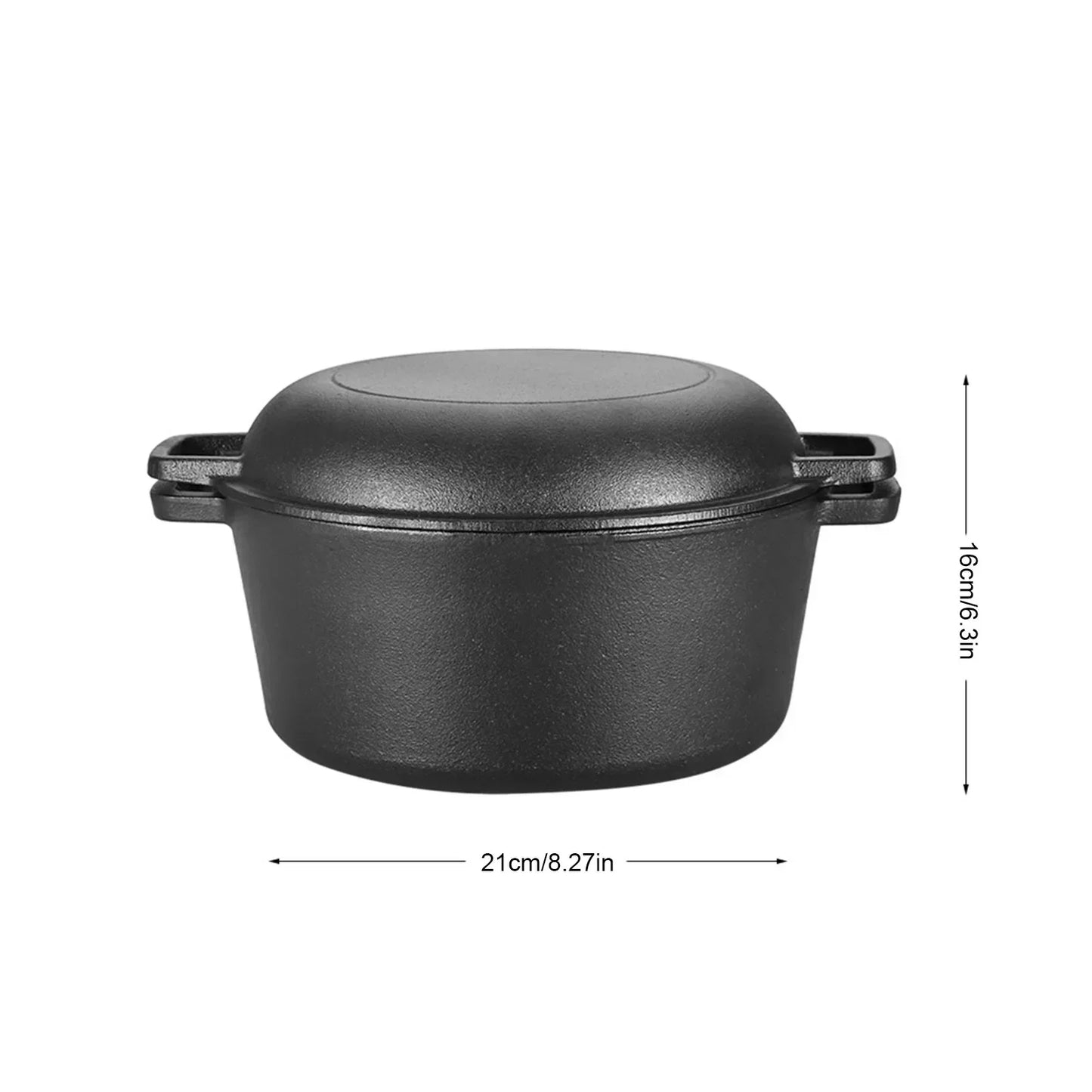 Cast Iron Combo Cooker Pot