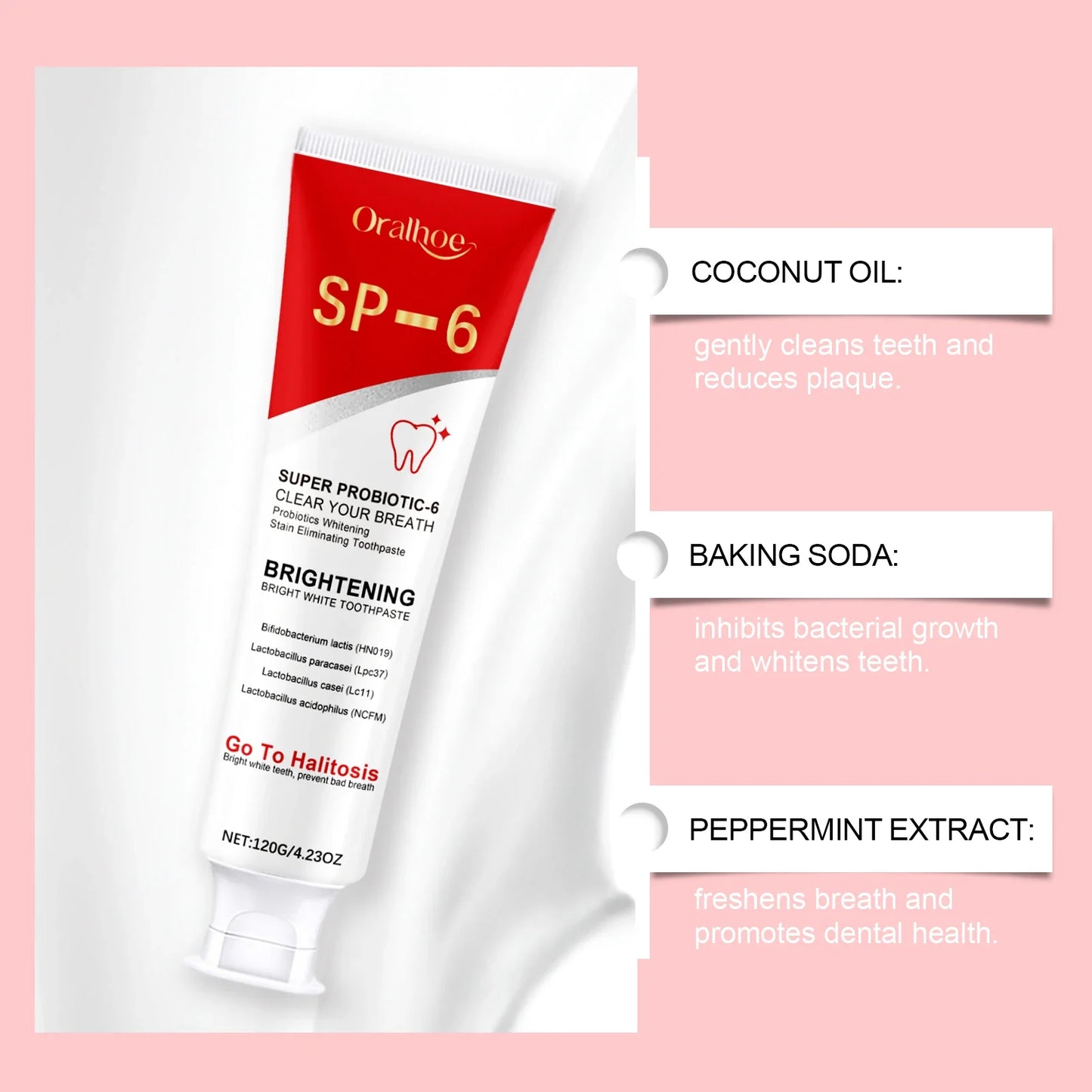 SP6 Probiotic Whitening Toothpaste