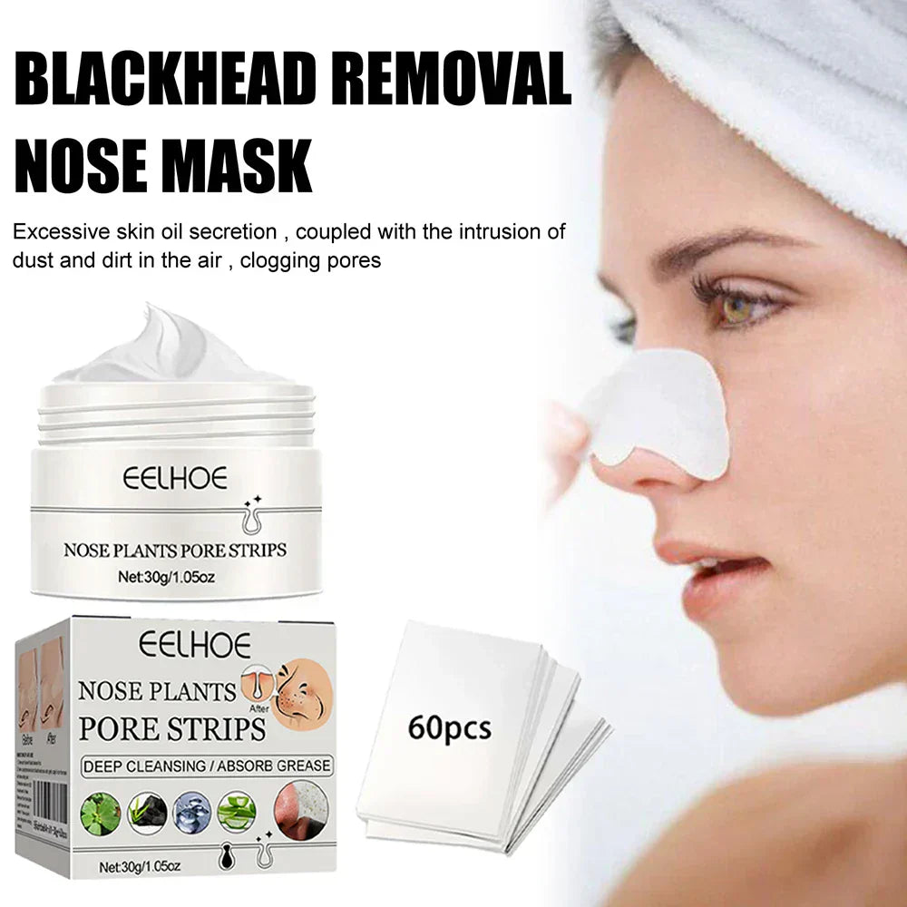 60pcs Blackhead Remover Nose Strips