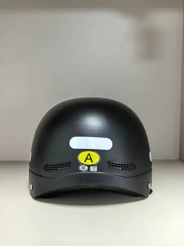 Vintage Open-Face Motorcycle Helmet