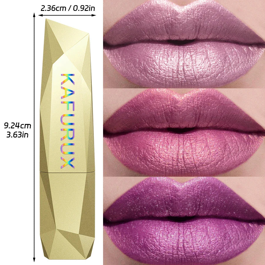 21 Colors Glitter Metallic Lipstick