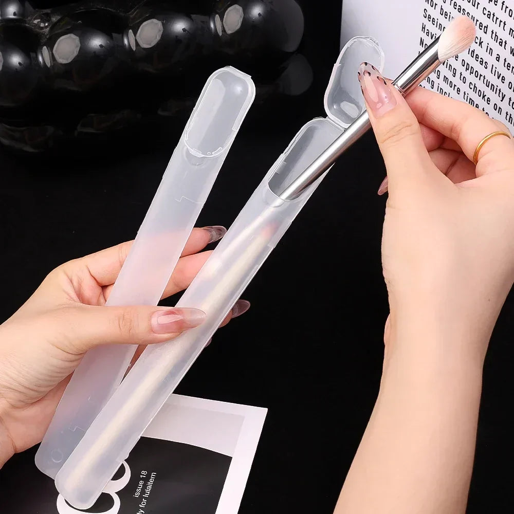 Portable Transparent Brush Storage Set