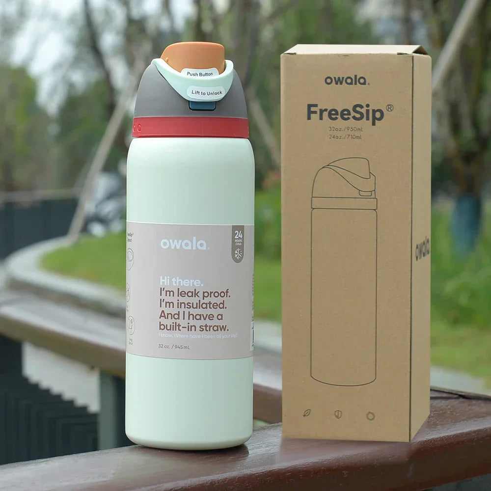 Owala FreeSip Black Panther