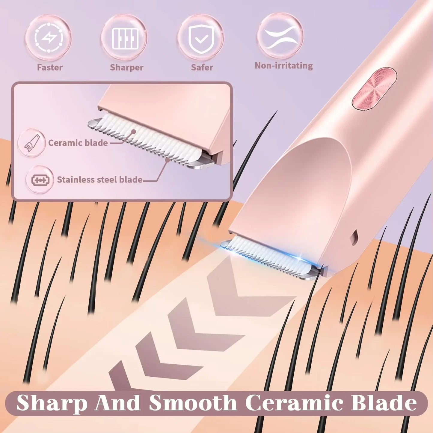 Waterproof Mini Rechargeable Bikini Shaver