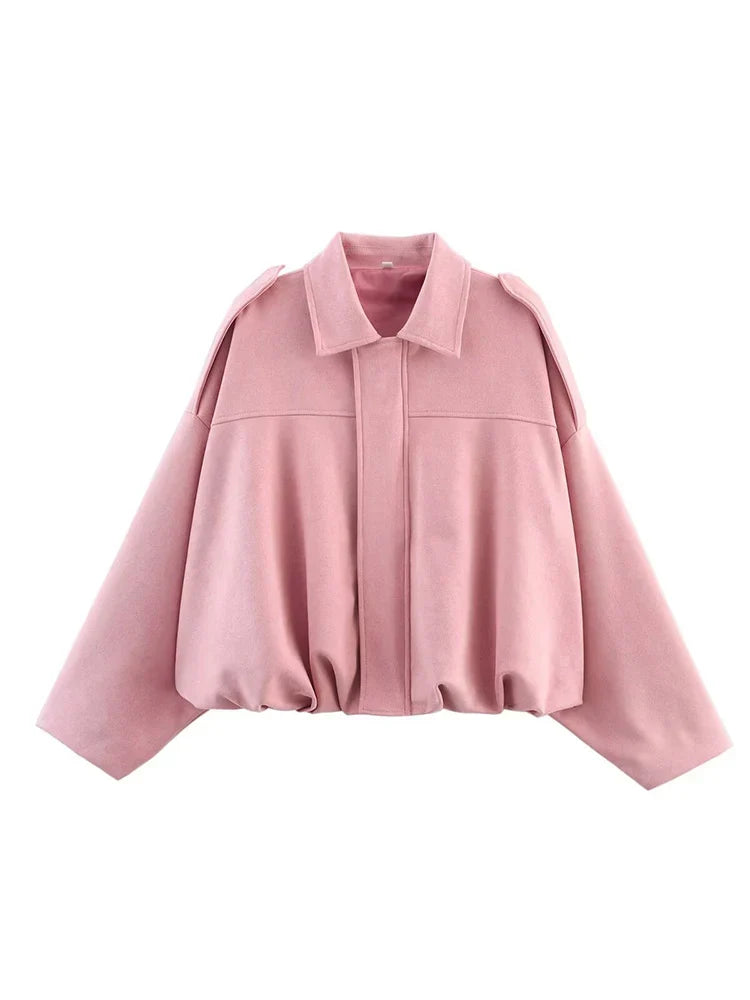 TFMLN 2025 Women Suede Bomber