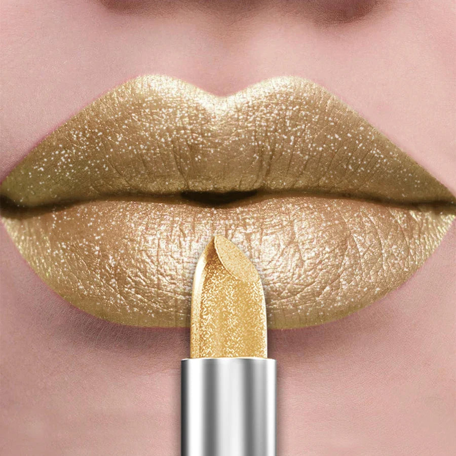 21 Colors Glitter Metallic Lipstick