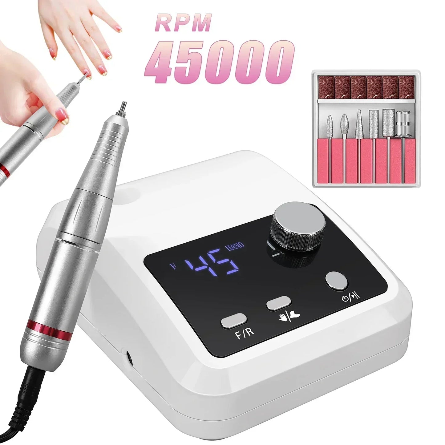 Portable Electric Nail Drill Sander