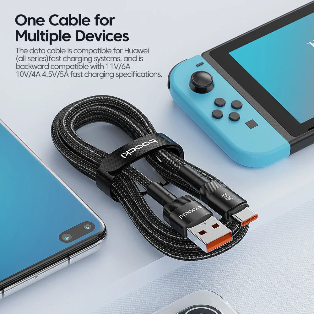 Toocki 100W Fast Charging Cable