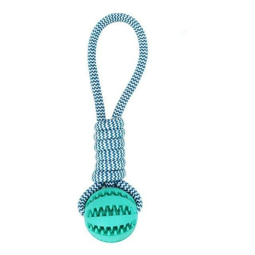 Rubber Ball Rope Chew Toy